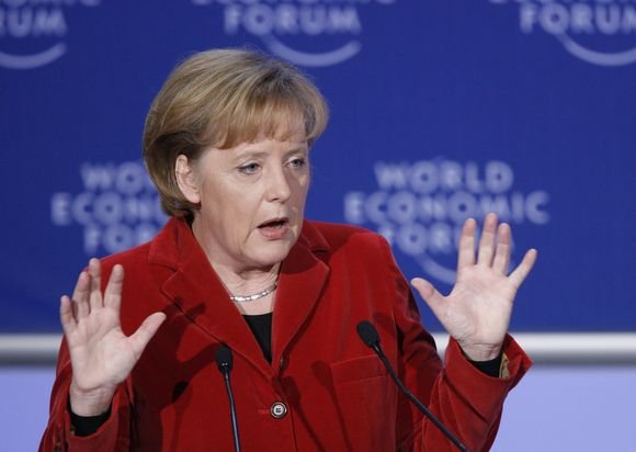 „Reuters“/„Scanpix“ nuotr./Vokietijos kanclerė Merkel Davose
