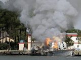 russianocupationblogspot nuotr./Počio uostas susirėmimų metu