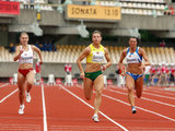 Eriko Ovčarenko/15min.lt nuotr./Šimto metrų bėgimo rungties nugalėtojos Linos Grinčikaitės triumfas 