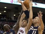 Reuters/Scanpix nuotr./A.Bargnani įstrigo tarp Cavaliers aukataūgių