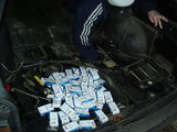 VSAT nuotr./Kontrabandinės cigaretės