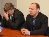 Juliaus Kalinsko/„15 minučių“ nuotr./Rolandas Bučys ir Dmitrijus Medvedevas