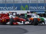 AFP/„Scanpix“ nuotr./F.Massa ir V.Liuzzi susidūrimas