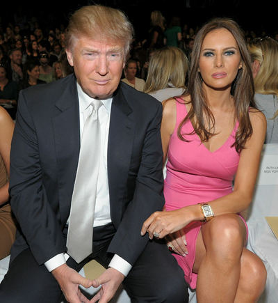 Scanpix nuotr./Donaldas Trumpas su dabartine žmona