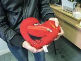 R.Mikalčiūtės nuotr./Iš pirmo žvilgsnio ši širdelė - įprastas žaislas, skirtas vaikams