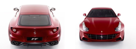 Gamintojo nuotr./„Ferrari FF“ koncepcija