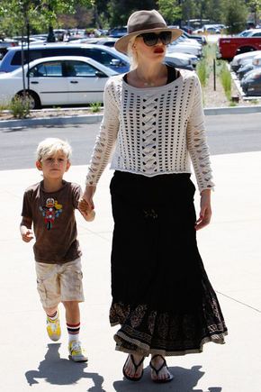 Scanpix nuotr./Gwen Stefani su sūnumi