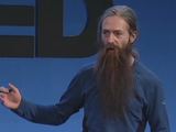 Kadras ia YouTube/Gerontologijos mokslų daktaras Aubrey De Grey.