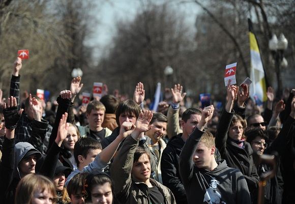 AFP/Scanpix nuotr./Kraatutinių deainiųjų Rusijoje protestas