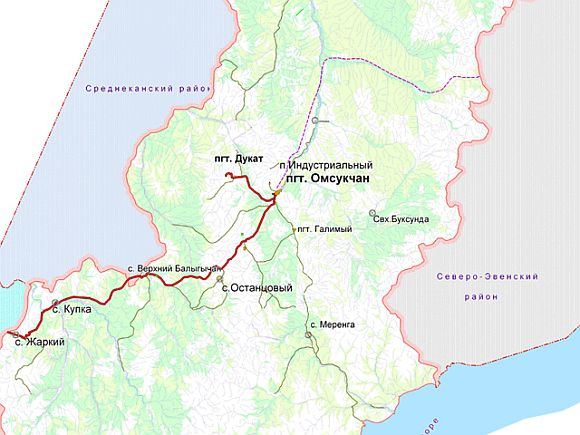 Newsru.com iliustr./An-12 katastrofos žemėlapis