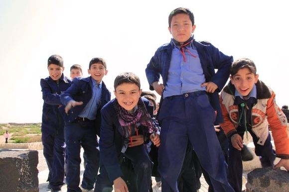 D. Gruzincevos nuotr./Sirijos vaikai mėgsta fotografuotis