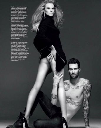 Vogue.ru nuotr./Dingęs Adamo Levine'o liemuo