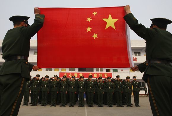 Reuters/Scanpix nuotr./Kinijos vėliava