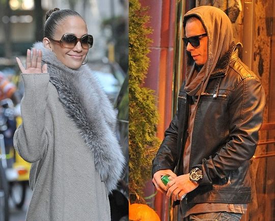 Scanpix nuotr./Jennifer Lopez ir Casperas Smartas