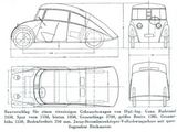 Josifo Ganzo sukurto Maikaefer automobilio brėžiniai