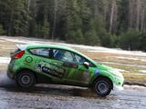 Organizatorių nuotr./„OKarte Autosporta Akademija“ organizuotų „Ford Fiesta R2“ bandymų Latvijoje akimirka