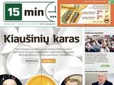 „15min“ iliustr./Savaitraščio „15min“ viršelis