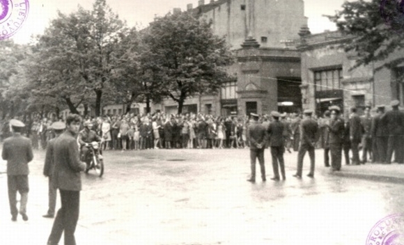 LYA nuotr./After Kalanta's self-iion, spontanious demonstrations errupted in Kaunas.