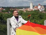 Vytauto Valentinavičiaus nuotr./Akcija prieš homofobiją