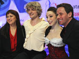 AFP/„Scanpix“ nuotr./Igoris Špilbandas su savo auklėtiniais Maryl Davis ir Charlie White'u