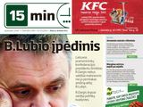 Savaitraščio „15min“ viršelis