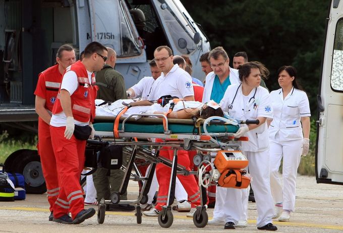 AFP/Scanpix nuotr./Avarijos vietoje