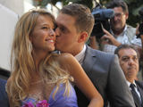 Reuters/Scanpix nuotr./Dainininkas Michaelas Buble su žmona Luisana Lopilato