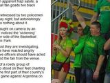 Nuotr. iš dailymail.co.uk/Lithuanian fan showed Nazi salute during Sunday's match