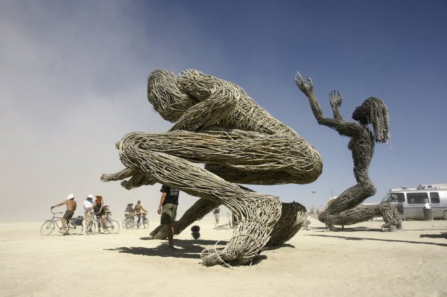 Romualdo Požerskio nuotr./Festivalis Burning Man