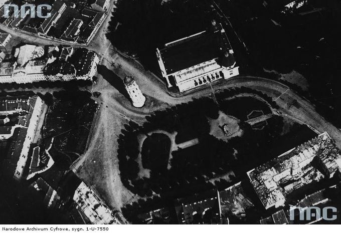 Nuotraukos ia Lenkijos nacionalinio oro archyvo. /Вильнюс с высоты птичьего полета. 1932 год.