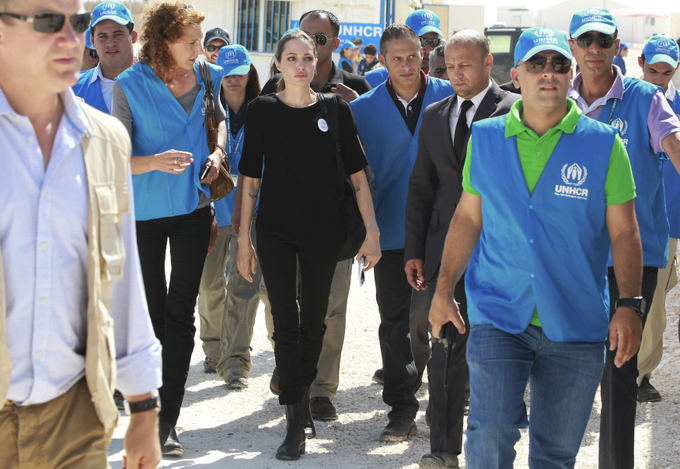 Reuters/Scanpix nuotr./Angelina Jolie Jordanijoje