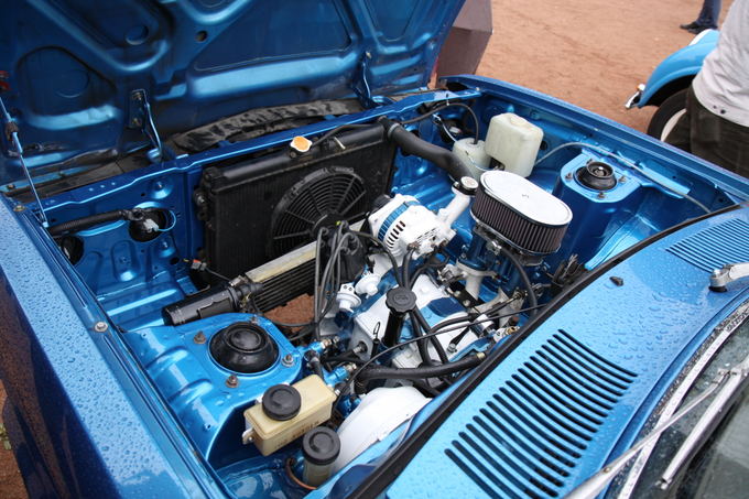 Pauliaus Sviklo nuotr./Mazda RX-4 variklio skyrius