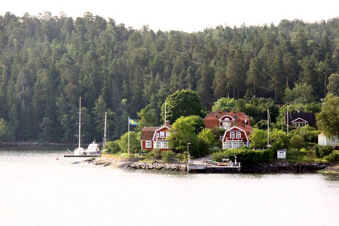 123rf.com nuotr./Krantinė Stokholmo archipelage
