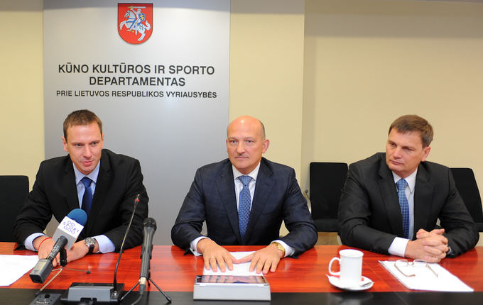 Luko Balandžio nuotr./Spaudos konferencijoje