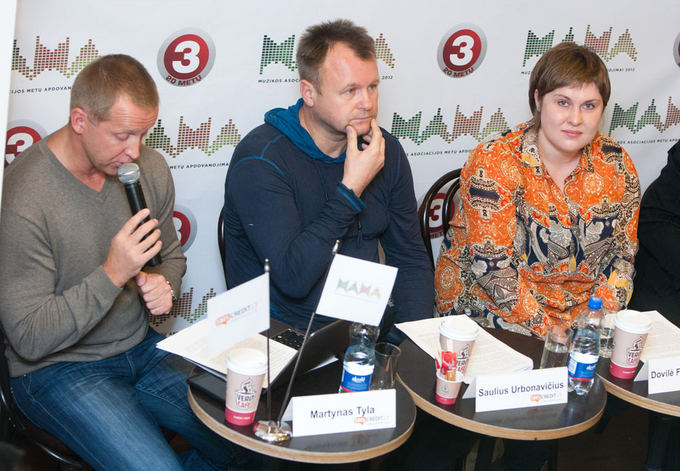 Gretos Skaraitienės/Žmonės.lt nuotr./ Mrtynas Tyla, Saulius Urbonavičius, Dovilė Furmanavičiūtė