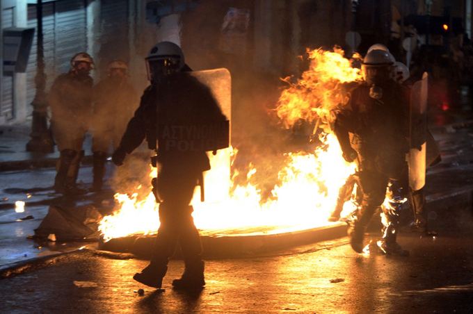 Scanpix nuotr./Ia pradžių protestas buvo taikus