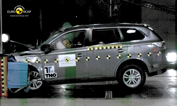 Euro NCAP nuotr./Mitsubishi Outlander