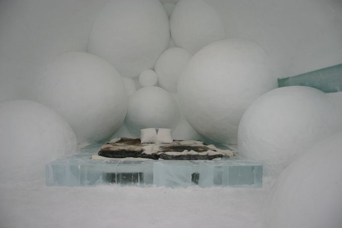 Scanpix nuotr./Ledo vieabutis `vedijoje Icehotel