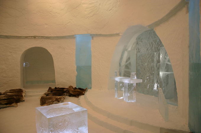 Scanpix nuotr./Ledo vieabutis `vedijoje Icehotel