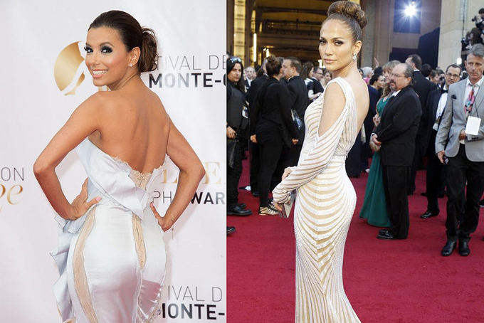 Scanpix nuotr./Kairėje: aktorė Eva Longoria; deainėje: atlikėja Jennifer Lopez