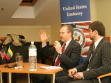 Фото посольства США в Литве/Встреча с Д. Крамером в Вильнюсе
