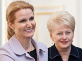 Prezidentė Dalia Grybauskaitė su Danijos ministre pirmininke Helle Thorning-Schmidt