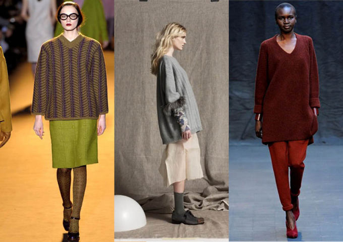 Mados namų portalų nuotraukos./Ia kairės: Rochas, Cividini, Hermes 2013 m. žiemos kolekcijos. 