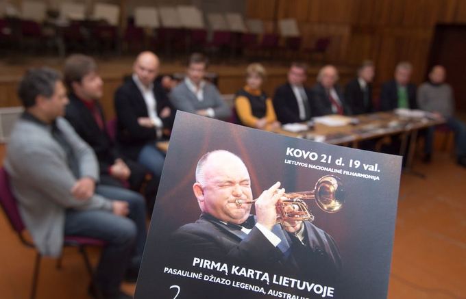 Irmanto Gelūno/15min.lt nuotr./Trimito meno vadovu pradėjęs dirbti Petras Vyaniauskas orkestrui suteiks solidumo.