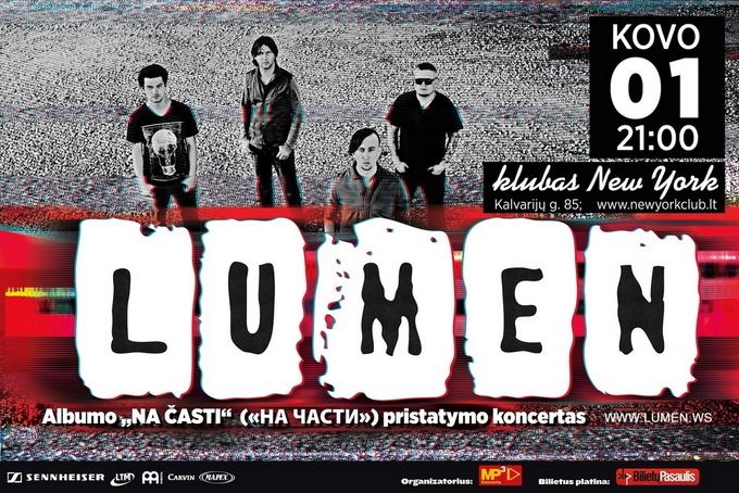 M.P.3 nuotr./Lumen koncerto plakatas