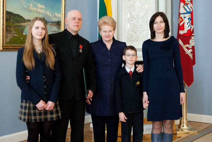 Apdovanojimo įteikimo ceremonija