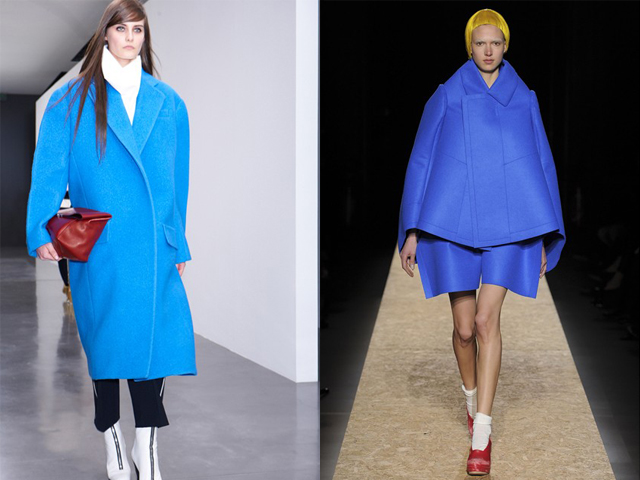  Mados namų nuotr./Ia kairės: Celine, Comme des Garcons 2012-2013 m. žiemos kolekcijos.