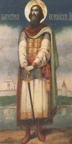 Daumantas Pskoviškis. Trejybės katedros freska.