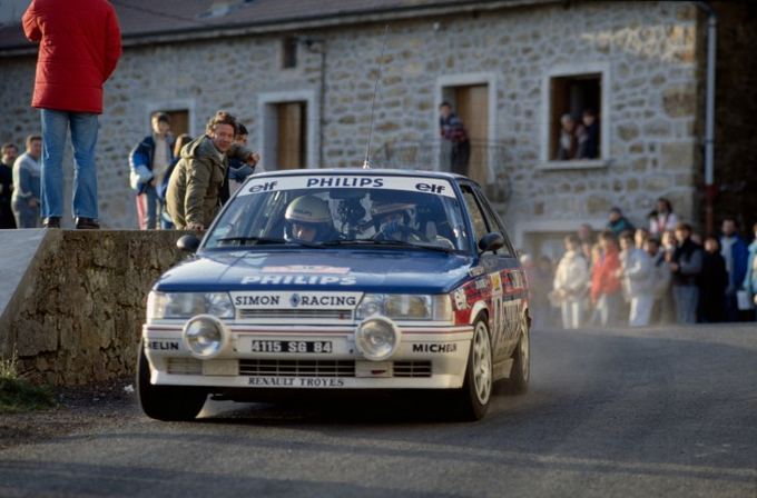 Renault archyvo nuotr./Renault 11 Turbo na Rajdzie Monte Carlo 1988 m.