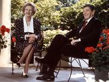 Margaret Thatcher ir JAV prezidentas Ronaldas Reaganas (1987 m.)